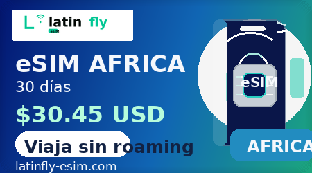 eSIM África 5GB por 30 días | LatinFly